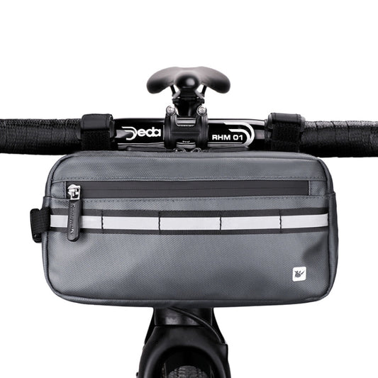 Rhinowalk X20990 Multi-Function Bicycle Front Bag(Gray) - Bicycle Bags by Rhinowalk | Online Shopping UK | buy2fix