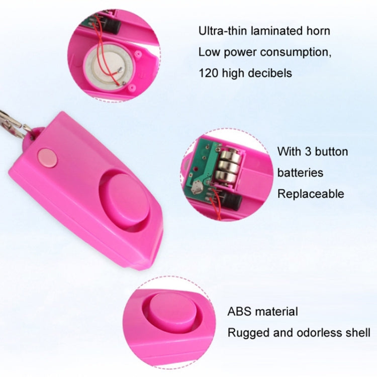 YY701 2 PCS Women Personal Safety Protection Alarm Emergency Alarm For The Elderly & Children(Pink) - Security by buy2fix | Online Shopping UK | buy2fix