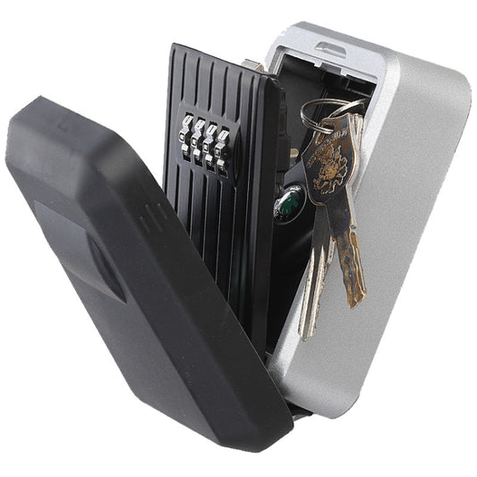 KB-Q-FSG Large Capacity Wall-Mounted Key Box Password Key Storage Box(Black) - Security by buy2fix | Online Shopping UK | buy2fix