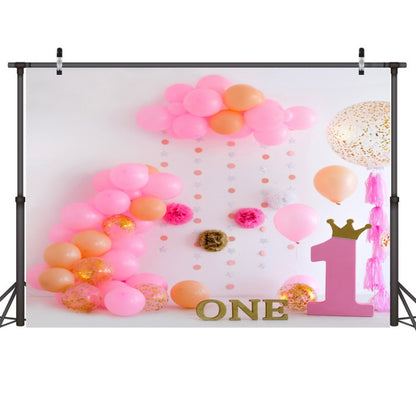 2.1m x 1.5m One Year Old Birthday Photography Background Cloth Birthday Party Decoration Photo Background(584) - Camera Accessories by buy2fix | Online Shopping UK | buy2fix