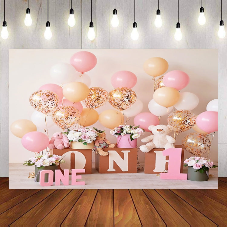 2.1m x 1.5m One Year Old Birthday Photography Background Cloth Birthday Party Decoration Photo Background(584) - Camera Accessories by buy2fix | Online Shopping UK | buy2fix