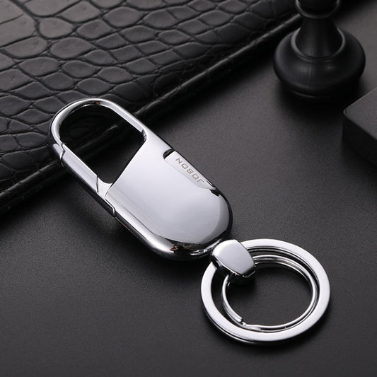 JOBON ZB-176 Car Keychain Men Waist Hanging Key Chain Pendant(Brown Chrome) - Key Rings by JOBON | Online Shopping UK | buy2fix