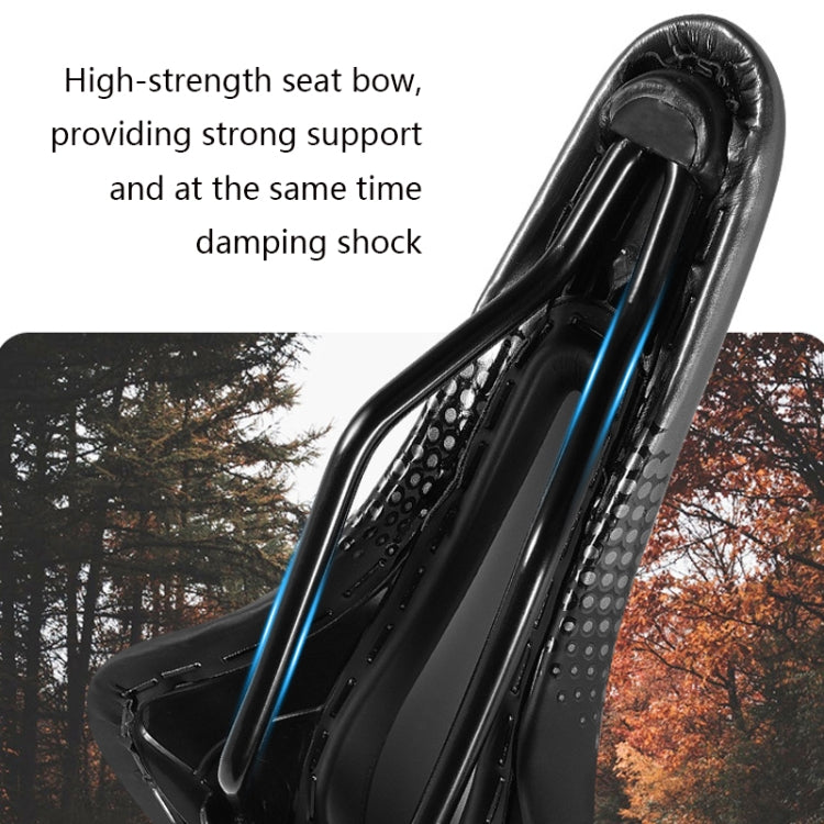 WEST BIKING YP0801117 Bike Cushion Riding Comfort Road Car Mountain Bike Seat Cushion Accessories, Size: Free Size(Black Blue) - Bicycle Saddle by WEST BIKING | Online Shopping UK | buy2fix