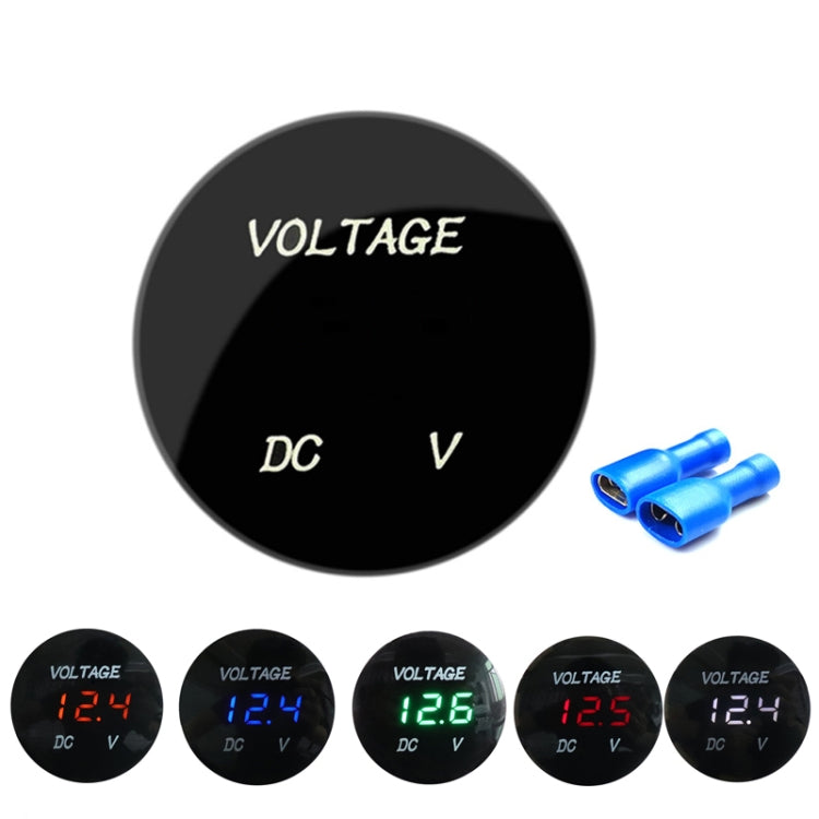 DC12-24V Automotive Battery DC Digital Display Voltage Meter Modified Measuring Instrument(Red Light) - In Car by buy2fix | Online Shopping UK | buy2fix