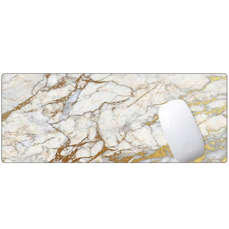 300x700x5mm Marbling Wear-Resistant Rubber Mouse Pad(Blue Crystal Marble) - Mouse Pads by buy2fix | Online Shopping UK | buy2fix