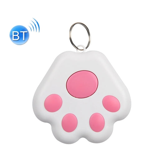2 PCS HYC-09 Dog Paw Bluetooth Anti-Lost Device Pet Tracking Locator Keychain Smart Search Two-Way Alarm(Pink) - Security by buy2fix | Online Shopping UK | buy2fix