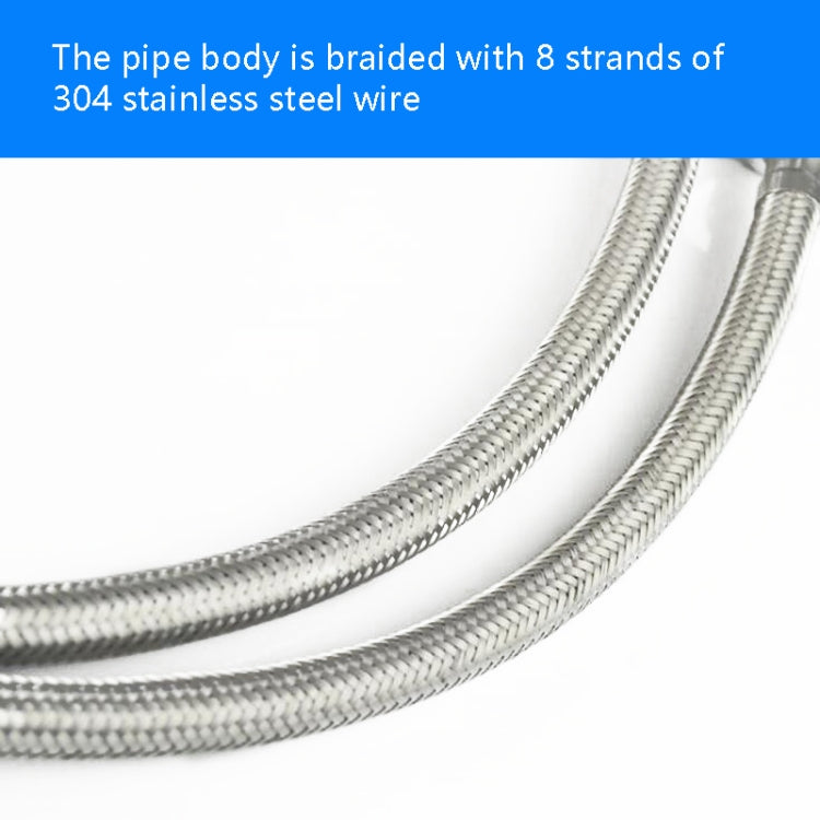 4 PCS Weave Stainless Steel Flexible Plumbing Pipes Cold Hot Mixer Faucet Water Pipe Hoses High Pressure Inlet Pipe, Specification: 100cm  1.8cm Copper Rod - Home & Garden by buy2fix | Online Shopping UK | buy2fix
