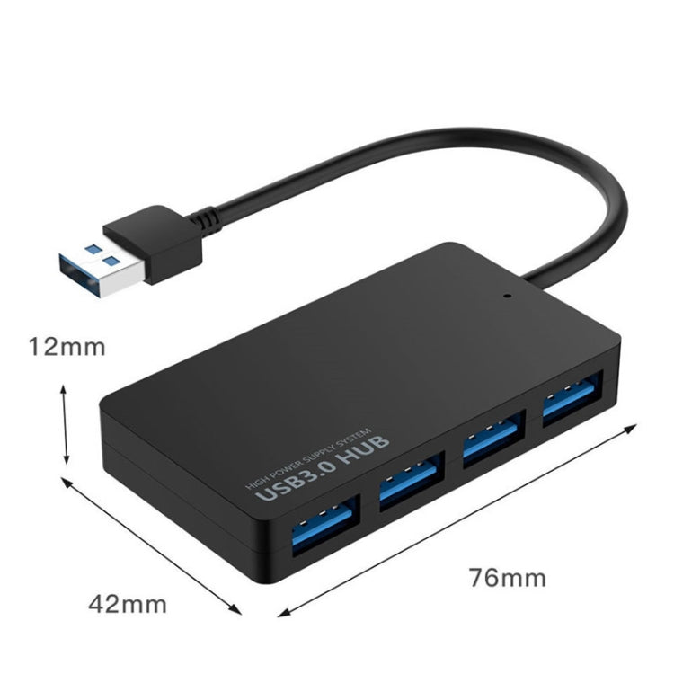 KYTC47 4 Ports USB Adapter Cable High Speed USB Docking Station Multi-Interface HUB Converter, Colour: Black Type-C - Computer & Networking by buy2fix | Online Shopping UK | buy2fix