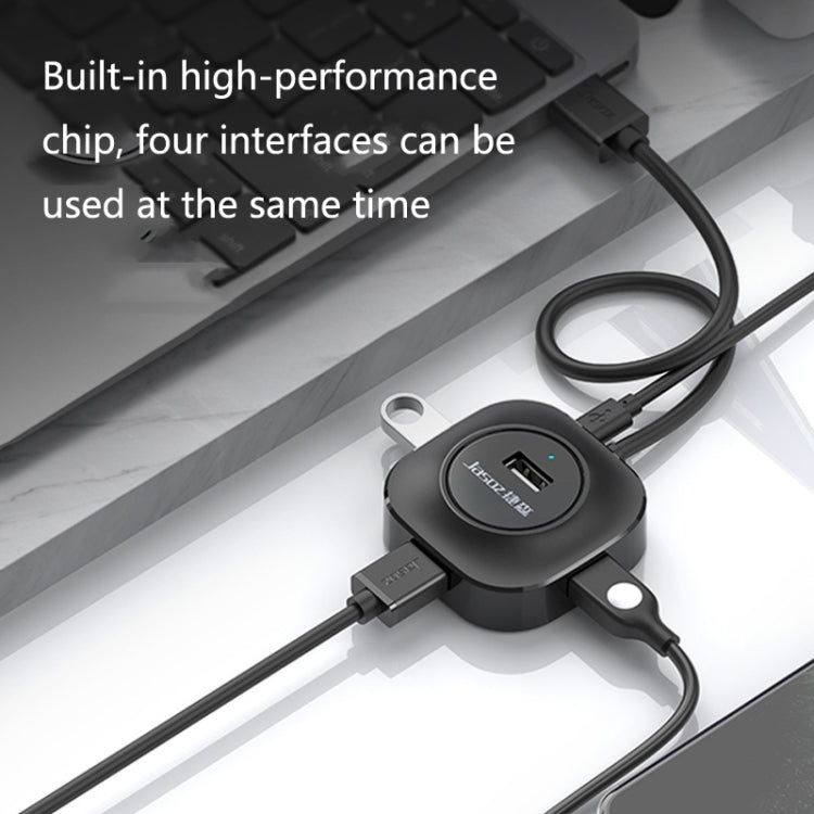 Jasoz High-Speed USB2.0 4-Ports HUB 1 to 4 Docking HUB, Colour: White 0.5m - USB 2.0 HUB by Jasoz | Online Shopping UK | buy2fix