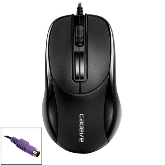 2 PCS Cadeva 006 3 Keys Wired Mouse Household Computer Mouse(PS/2 Interface) - Wired Mice by Cadeva | Online Shopping UK | buy2fix