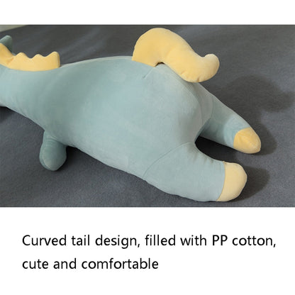 Unicorn Doll Long Pillow Plush Toys Bedside Cushion, Size: 120cm(Blue Green) - Soft Toys by buy2fix | Online Shopping UK | buy2fix