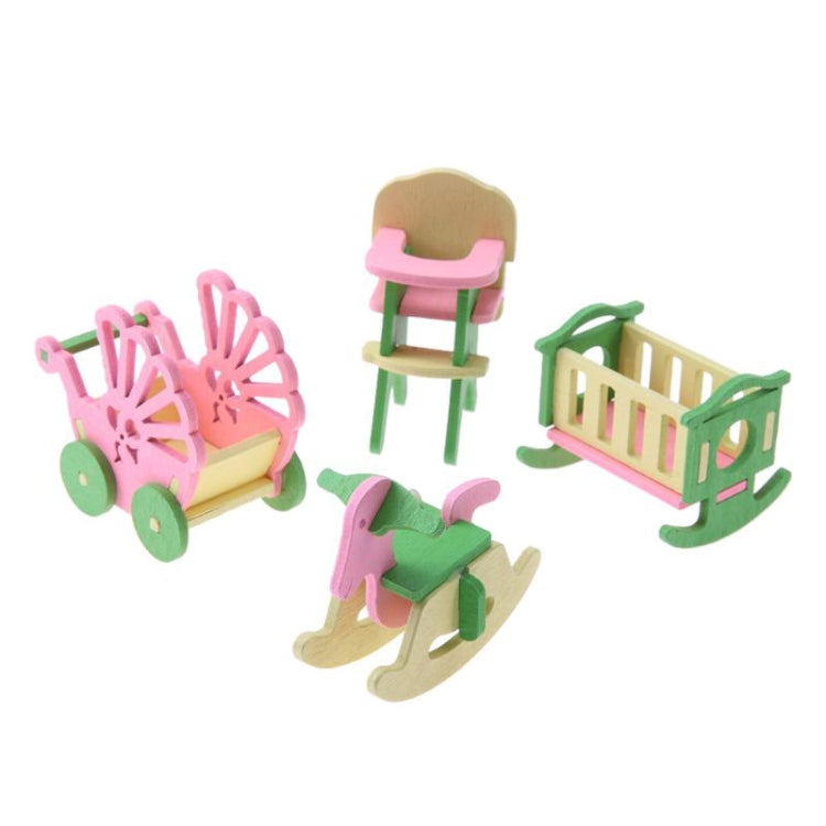 Simulation Miniature Wooden Furniture Kids Toys Doll House Set(582) - Toys & Hobbies by buy2fix | Online Shopping UK | buy2fix