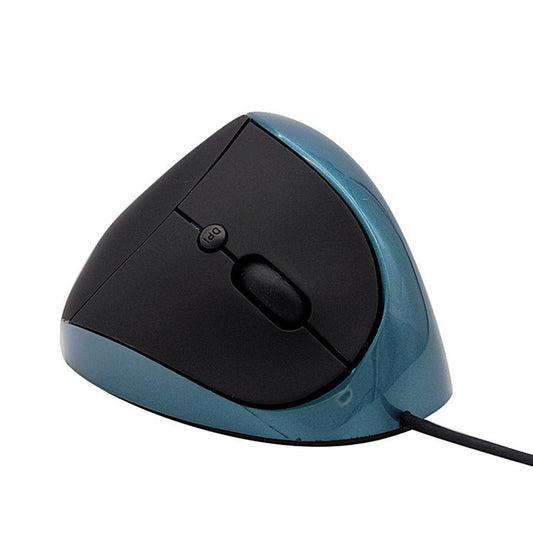 JSY-05 6 Keys Wired Vertical Mouse Ergonomics Brace Optical Mouse(Blue) - Computer & Networking by buy2fix | Online Shopping UK | buy2fix