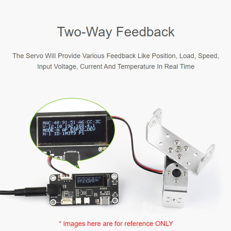 Waveshare 24703 25kg.cm Wide Range Voltage ST3020 Serial Bus Aervo - Other Accessories by Waveshare | Online Shopping UK | buy2fix