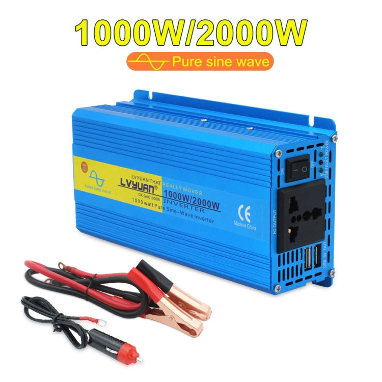 LVYUAN  2000W Car Home Pure Sine Wave Solar Inverter, Specification: 60V To 220V - In Car by LVYUAN | Online Shopping UK | buy2fix