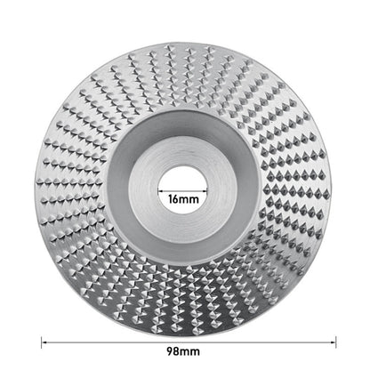 Woodworking Sanding Plastic Stab Discs Hard Round Grinding Wheels For Angle Grinders, Specification: 98mm Silver Bevel - Abrasive Tools & Accessories by buy2fix | Online Shopping UK | buy2fix