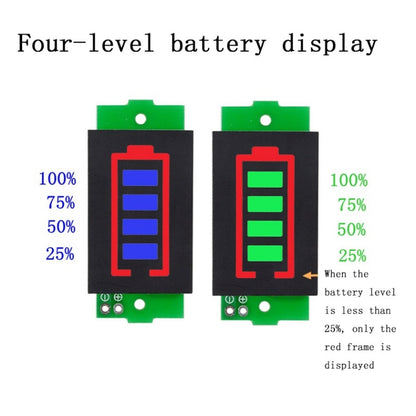 Lithium Battery Fuel Gauge Display Module(Green) - Consumer Electronics by buy2fix | Online Shopping UK | buy2fix