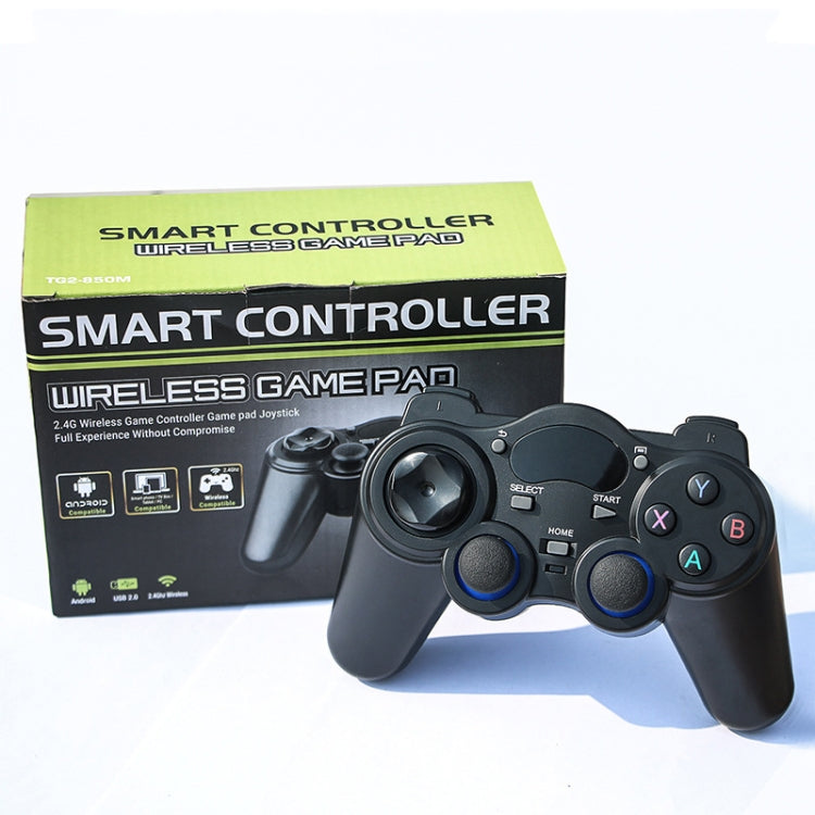 2.4G Wireless Singles Gamepad For PC / PS3 / PC360 / Android TV Phones, Configure: USB Receiver + Android Receiver + Type-C - Gamepads by buy2fix | Online Shopping UK | buy2fix