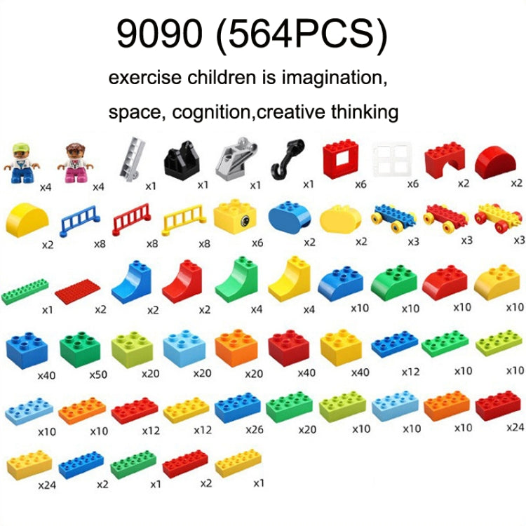 9090 (564 PCS) Children Assembling Building Block Toy Set - Building Blocks by buy2fix | Online Shopping UK | buy2fix