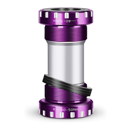 WEST BIKING Mountain Road Bike Screw-In Bearing Bottom Axle(Purple) - Outdoor & Sports by WEST BIKING | Online Shopping UK | buy2fix