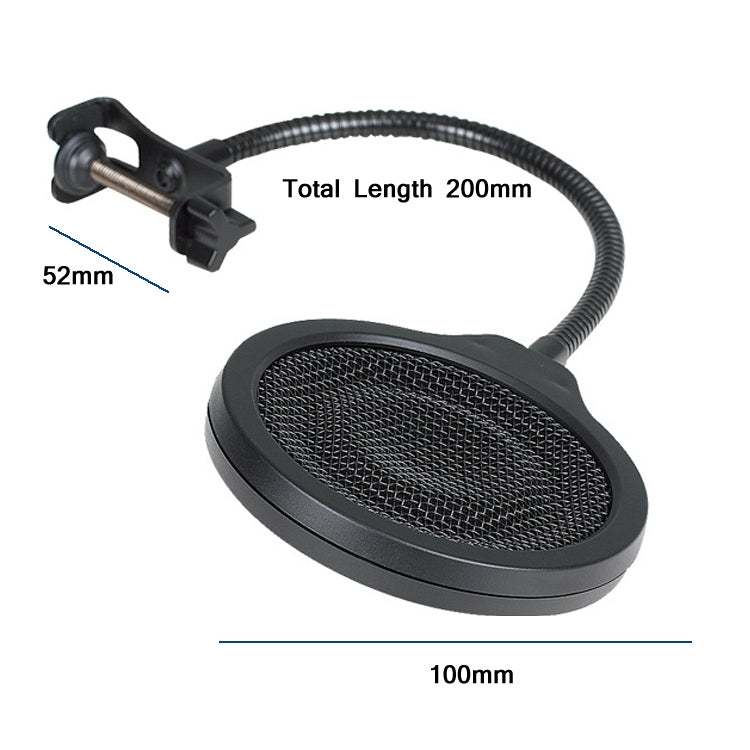 TEYUN PS-3 Microphone Live Recording Noise Reduction Blowout Cover(Black) - Consumer Electronics by TEYUN | Online Shopping UK | buy2fix