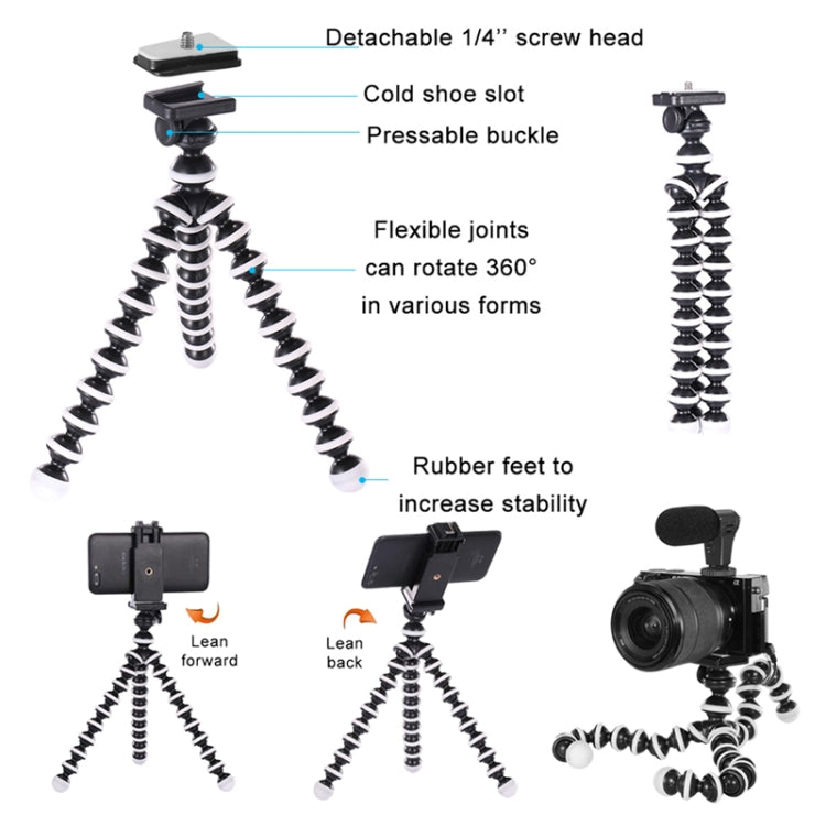 KIT-03LM Portable Octopod Tripod Kit(Black) - Camera Accessories by buy2fix | Online Shopping UK | buy2fix