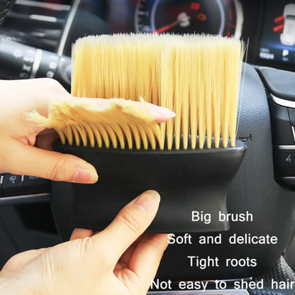 4 PCS Car Air-Conditioning Air Outlet Dust Removal Cleaning Brush(Yellow) - In Car by buy2fix | Online Shopping UK | buy2fix