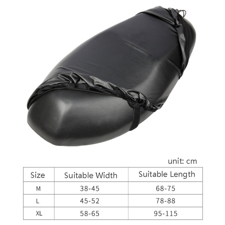 MC1004 Motorcycle Sun Protection Dustproof Rain Seat Cover, Specification: M(Black) - In Car by buy2fix | Online Shopping UK | buy2fix