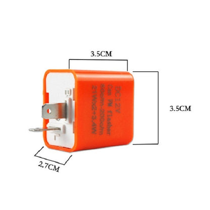 Motorcycle LED Turn Signal Relay(Fresh Orange) - In Car by buy2fix | Online Shopping UK | buy2fix