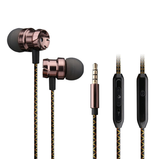 2 PCS EN500 3.5mm Plug Snake Pattern In-Ear Phone Earphone(Black) - In Ear Wired Earphone by buy2fix | Online Shopping UK | buy2fix