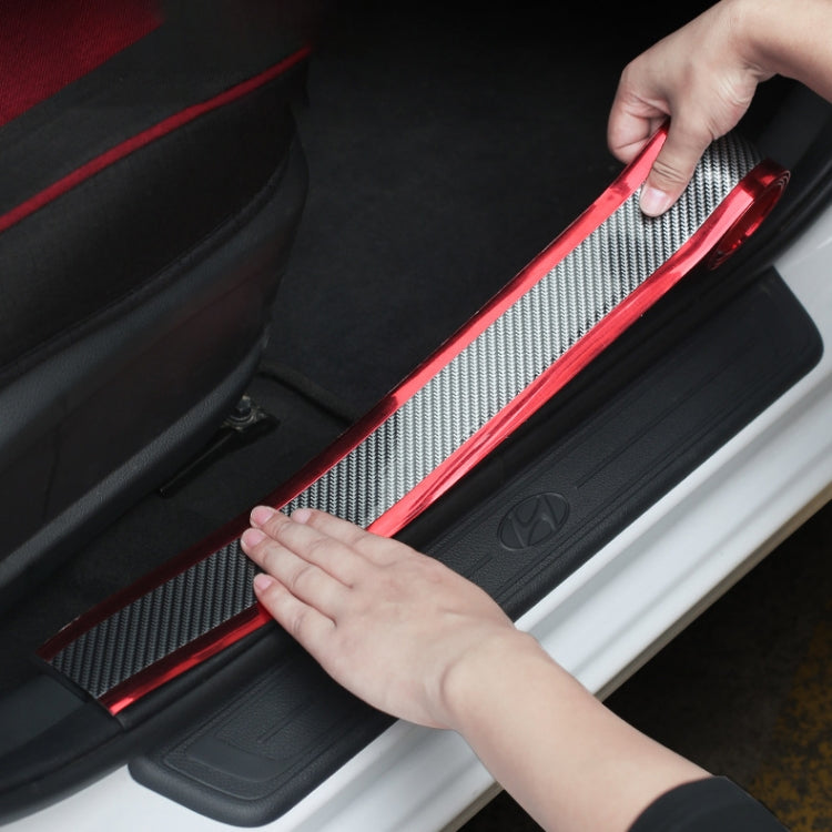 6m Car Bumper Anti-Collision Strip, Color: Carbon Fiber Black 5cm - In Car by buy2fix | Online Shopping UK | buy2fix