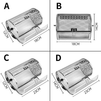 B Type 14 x18cm  Stainless Steel Roasting Cage Oven Peanut Chestnut Cage - Home & Garden by buy2fix | Online Shopping UK | buy2fix