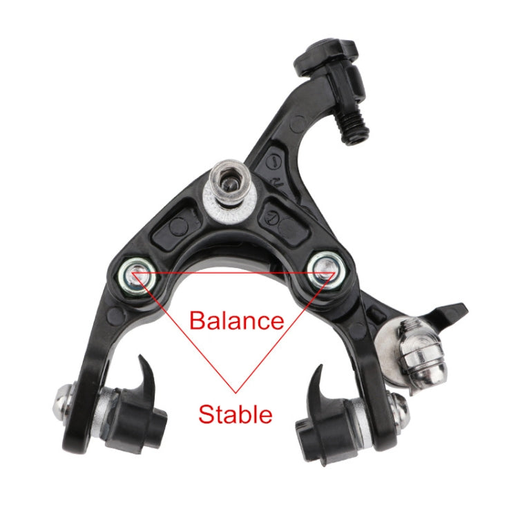 Meroca Bicycle Aluminum Alloy C Brake, Color: Black Front+Rear - Outdoor & Sports by MEROCA | Online Shopping UK | buy2fix