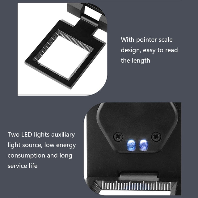 9005B 10X Dual LED Light Folding Magnifier - Consumer Electronics by buy2fix | Online Shopping UK | buy2fix
