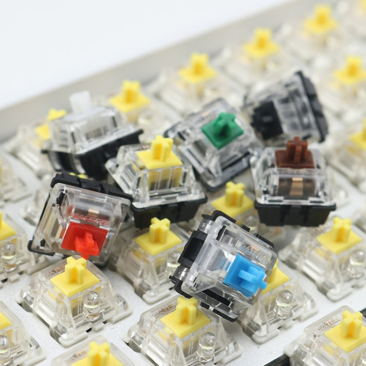 10 PCS Gateron G Shaft Black Bottom Transparent Shaft Cover Axis Switch, Style: G3 Foot (Yellow Shaft) - Other by Gateron | Online Shopping UK | buy2fix