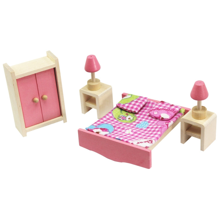 Pretend Play Mini Simulation Children Small Furniture Doll House Toy(Bedroom) - Pretend Play Toys by buy2fix | Online Shopping UK | buy2fix