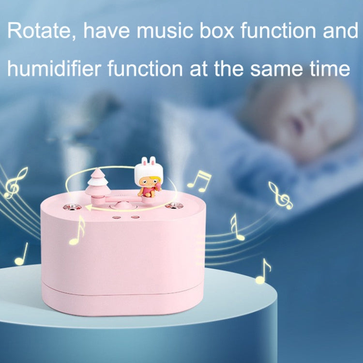 Geometry Band Music Box Large Fog Volume Hydrating Humidifier, Style: Charging Model(Pink) - Home & Garden by buy2fix | Online Shopping UK | buy2fix