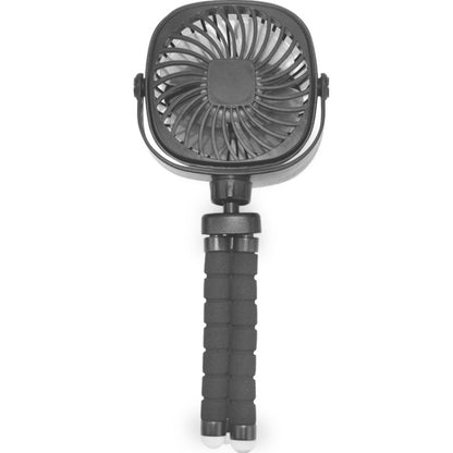 Octopus Stroller Deformation Fan Desktop Portable Handheld USB Small Fan, Colour: 2200mAh Black - Consumer Electronics by buy2fix | Online Shopping UK | buy2fix