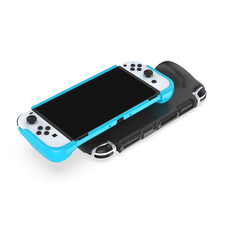 DOBE TNS-1186 Game Console TPU Anti-skid Protective Case For Switch OLED(Blue) - Cases by DOBE | Online Shopping UK | buy2fix