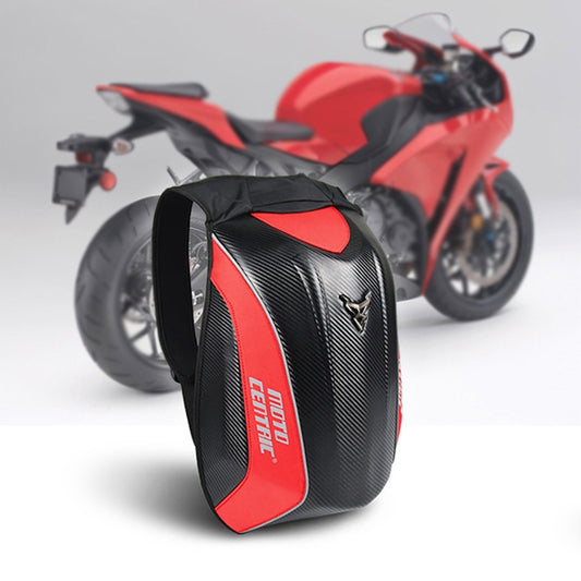 MOTOCENTRIC 11-MC-0077 Motorcycle EVA Turtle Shell Shape Riding Backpack(Red) - In Car by MOTOCENTRIC | Online Shopping UK | buy2fix