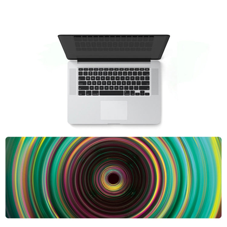 400x900x5mm Locked Large Desk Mouse Pad(7 Waves) - Mouse Pads by buy2fix | Online Shopping UK | buy2fix