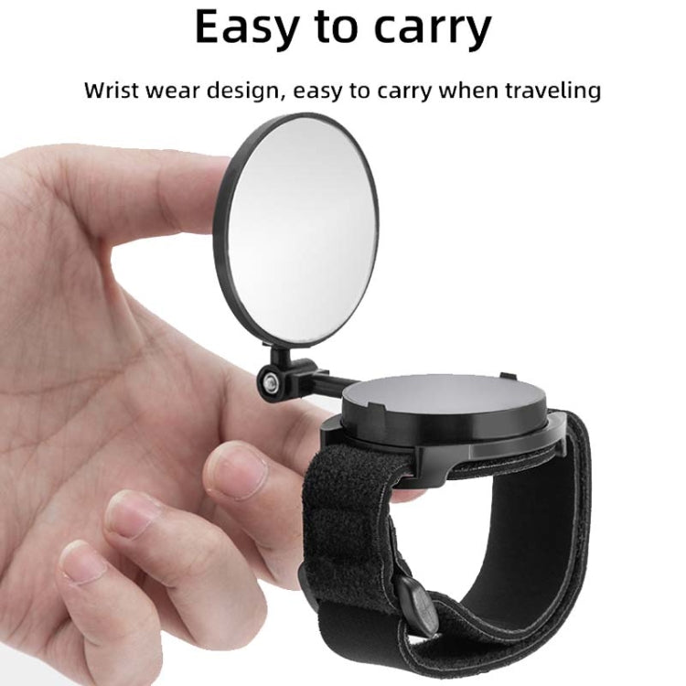 Bicycle Rearview Mirror With Wristband 360 Degree Rotating Mirror - View Mirrors by buy2fix | Online Shopping UK | buy2fix