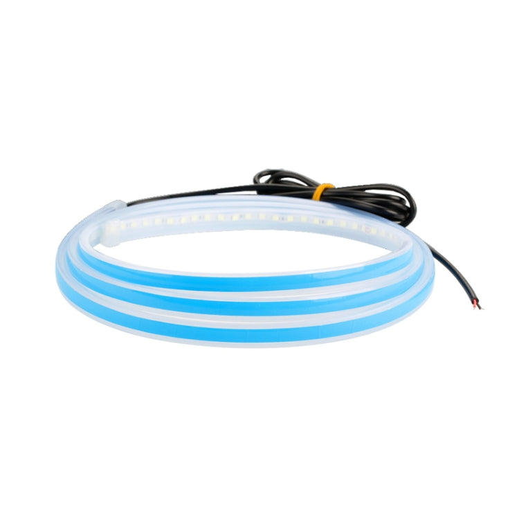 Car LED Streamer Decorative Hood Atmosphere Lights, Style: Monochrome Ice Blue Light(1.8m) - In Car by buy2fix | Online Shopping UK | buy2fix