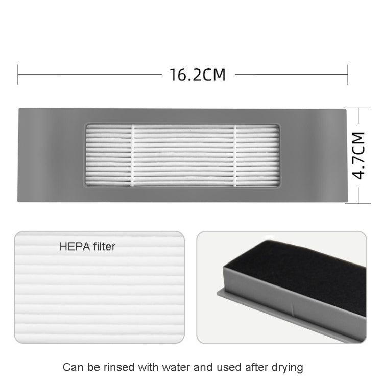 2pcs Hepa Filter For Ecovacs OZMO 950 920 T5  DX55 DJ65 Vacuum Cleaner Accessories - Consumer Electronics by buy2fix | Online Shopping UK | buy2fix