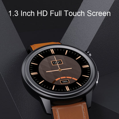 LOANIY E80 1.3 Inch Heart Rate Detection Smart Watch, Color: Black Silicone - Smart Wear by LOANIY | Online Shopping UK | buy2fix