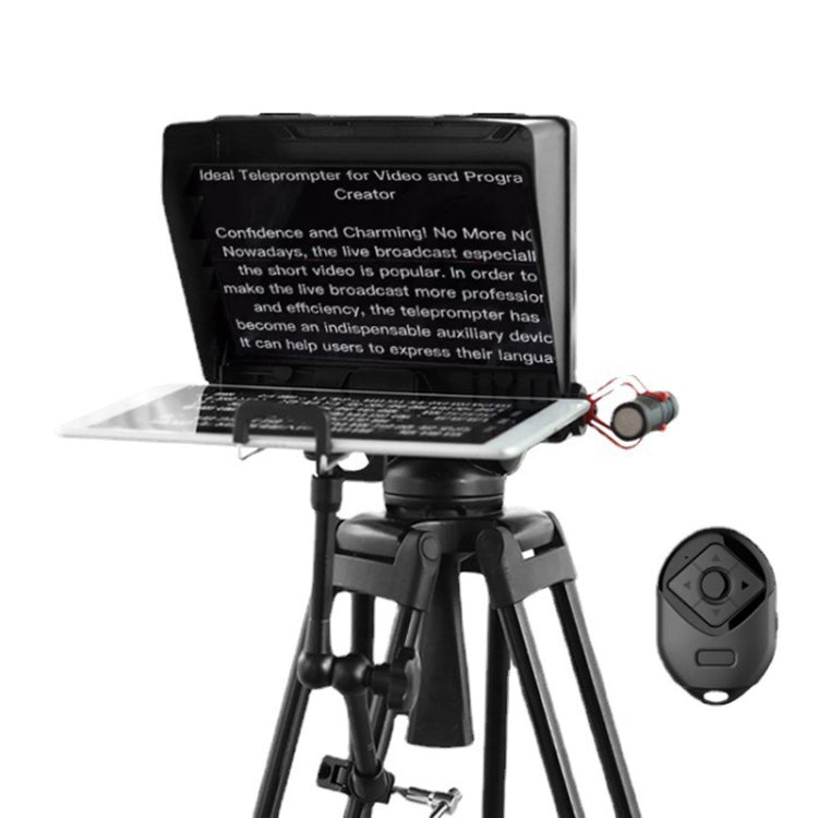 Portable Camera SLR Photography Large Screen Teleprompter(Black) - Camera Accessories by buy2fix | Online Shopping UK | buy2fix