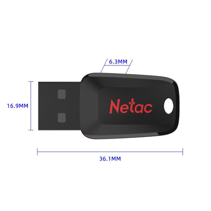 Netac U197 Office File High Speed USB Flash Drive, Capacity: 16GB(Black) - USB Flash Drives by Netac | Online Shopping UK | buy2fix