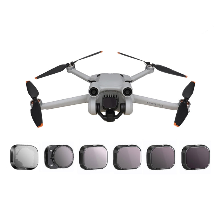 RCSTQ Aluminum Alloy Adjustable Filter Accessories for DJI Mini 3 Pro,Style: ND16 - Other by RCSTQ | Online Shopping UK | buy2fix