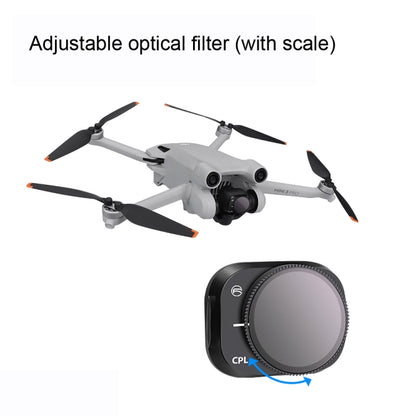 RCSTQ Aluminum Alloy Adjustable Filter Accessories for DJI Mini 3 Pro,Style: ND32 - Other by RCSTQ | Online Shopping UK | buy2fix