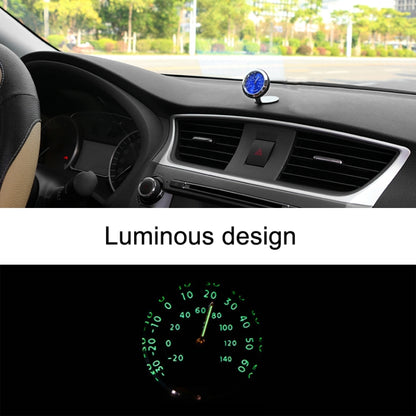 Night Light Car Thermometer Metal Ornaments(Blue Thermometer) - In Car by buy2fix | Online Shopping UK | buy2fix